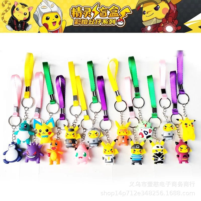 24pcs Pokemon Pikachu Figure Mystery Blind Box Legend Arceus Permanent Manual Decoration Primary Peripheral Toy Pendant Gift