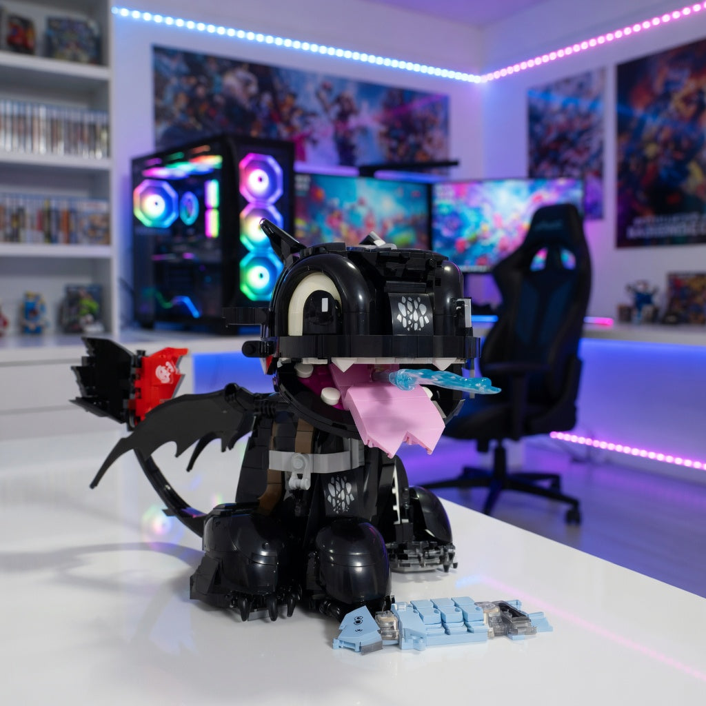 784PCS Disney Toothless Build Kit