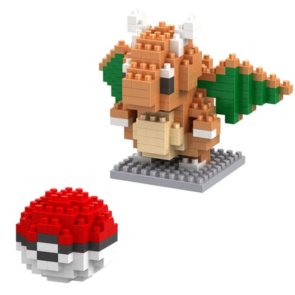34 Assorted Pokémon Mini Block Figures