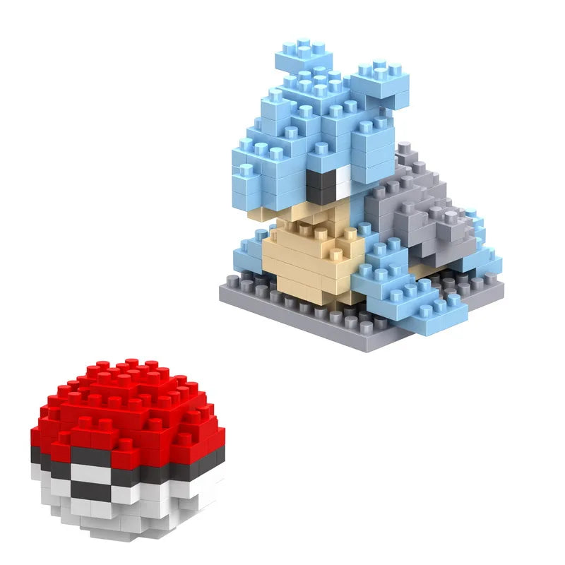 34 Assorted Pokémon Mini Block Figures