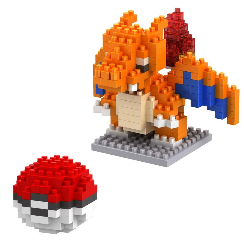 34 Assorted Pokémon Mini Block Figures