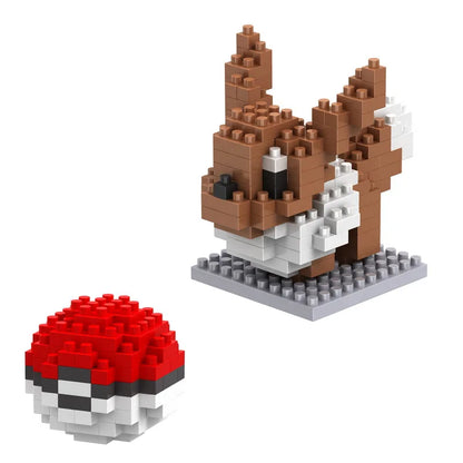 34 Assorted Pokémon Mini Block Figures
