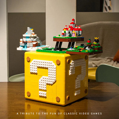 2064Pcs Super Mario Bros Question Mark Box