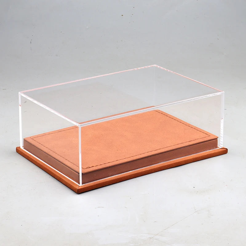Customizable Acrylic And Leather LED Display Case