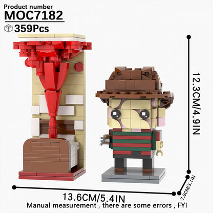 Horror Movie Brick Headz