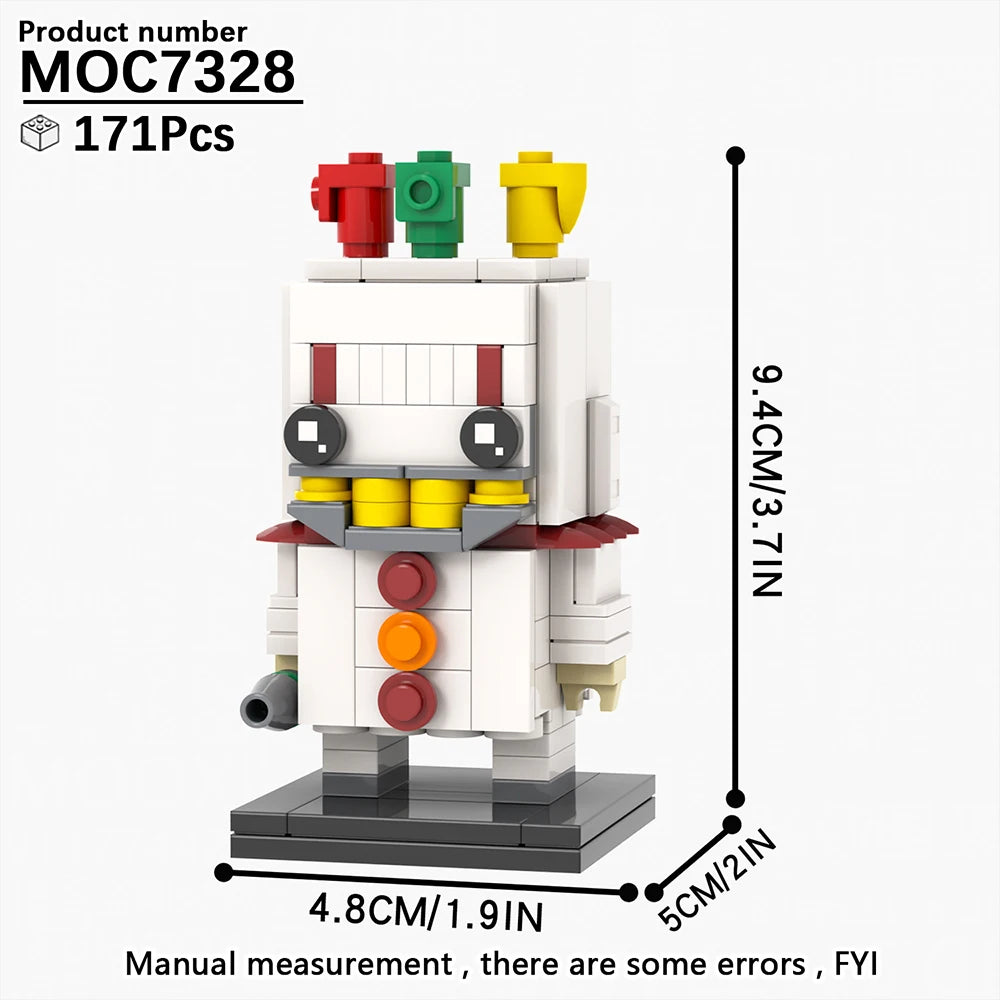 Horror Movie Brick Headz