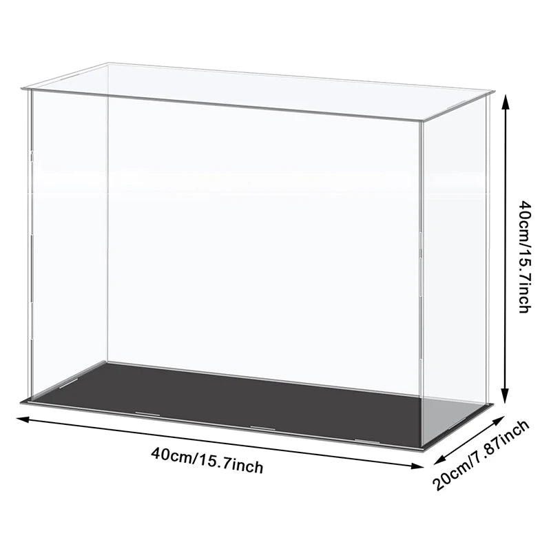Clear Display Case 17 Sizes