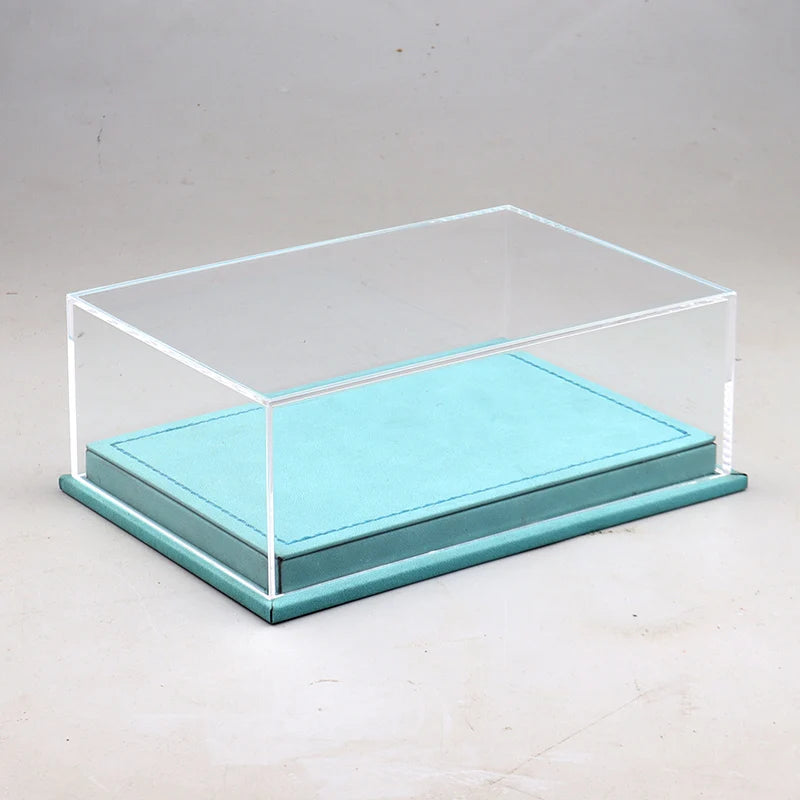 Customizable Acrylic And Leather LED Display Case