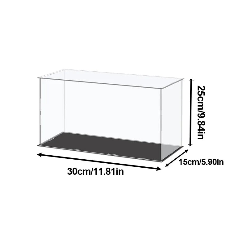 Clear Display Case 17 Sizes