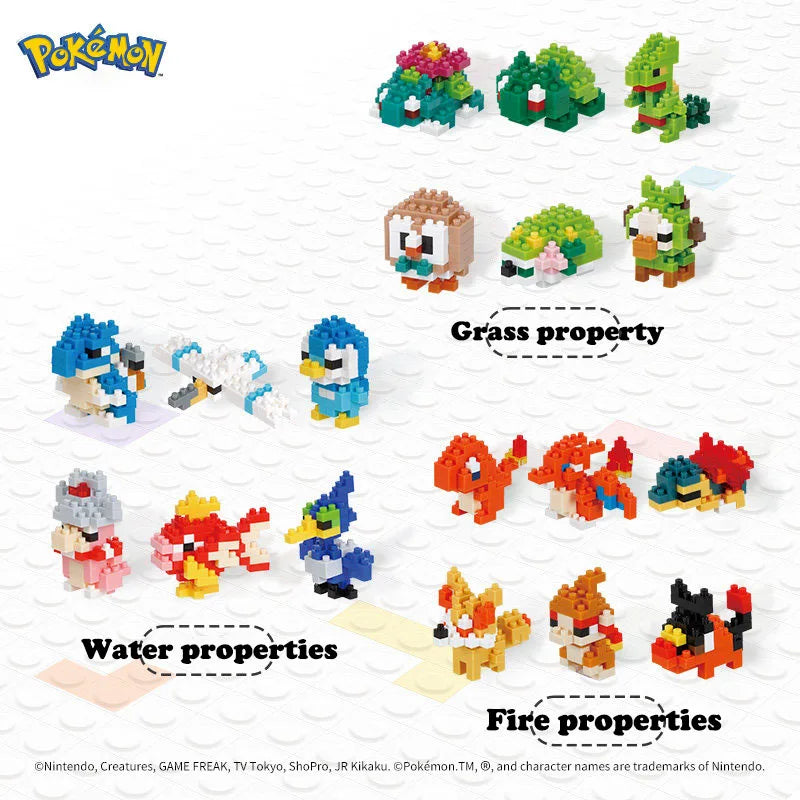 Pokemon Fire Water Grass Property Mystery Bag