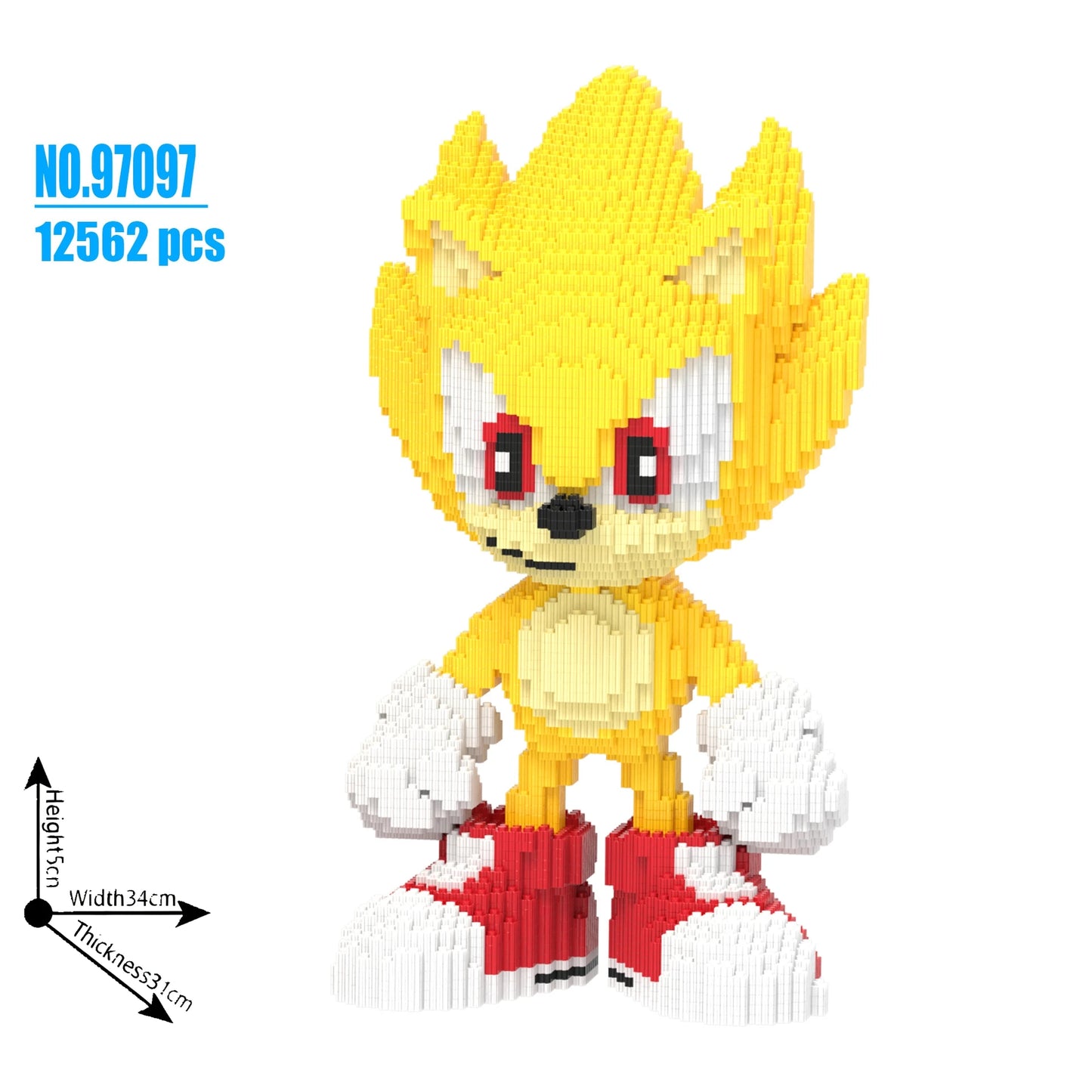 Giant Sonic Building Blocks Set 1200+psc