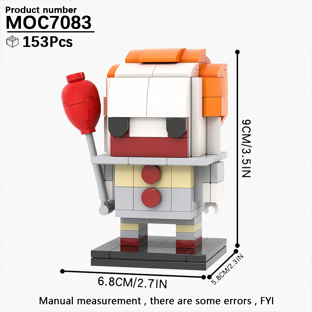 Horror Movie Brick Headz