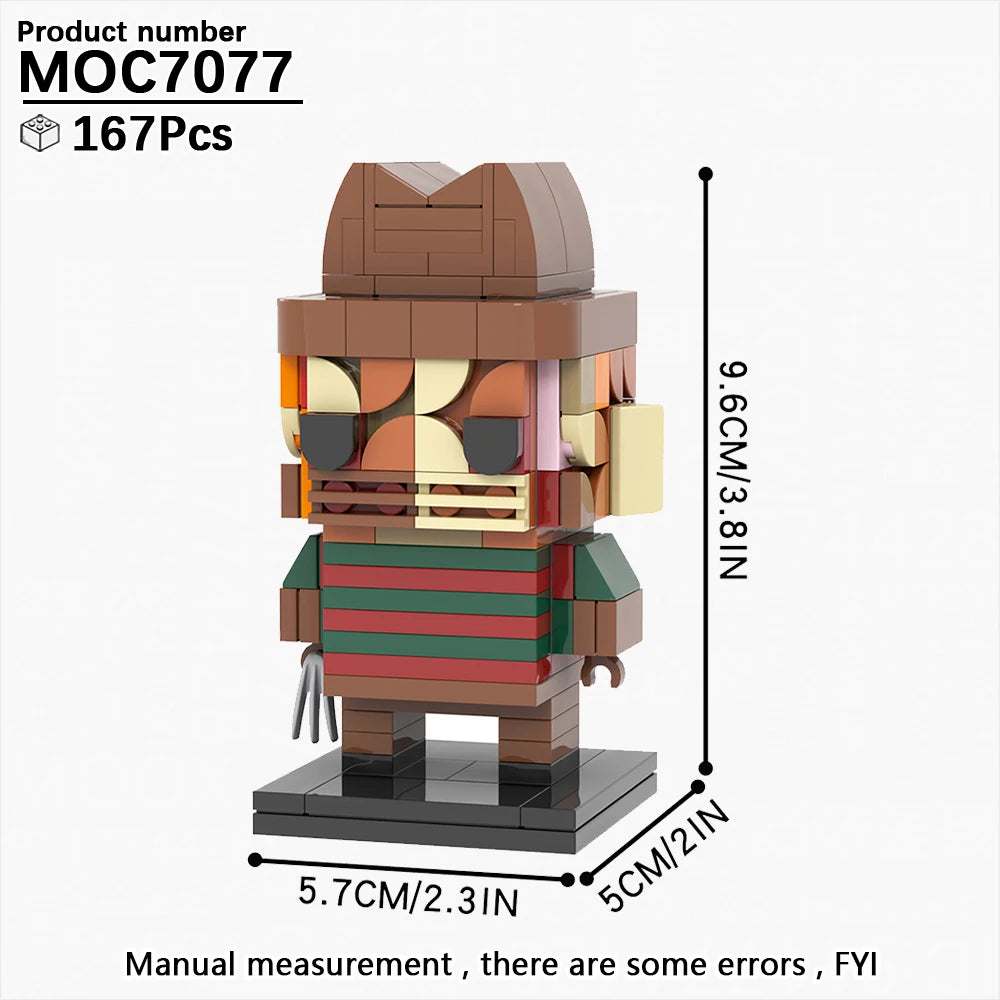 Horror Movie Brick Headz