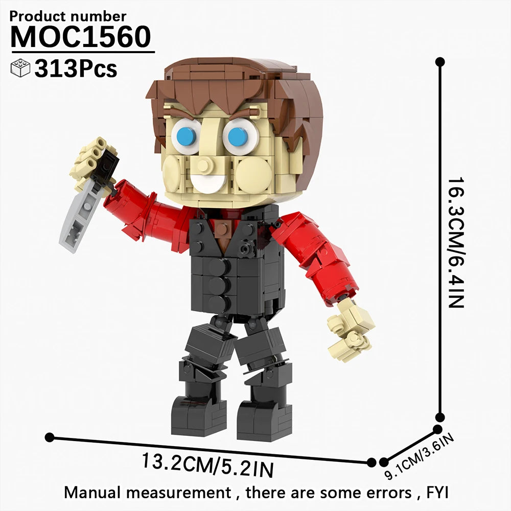 Horror Movie Brick Headz