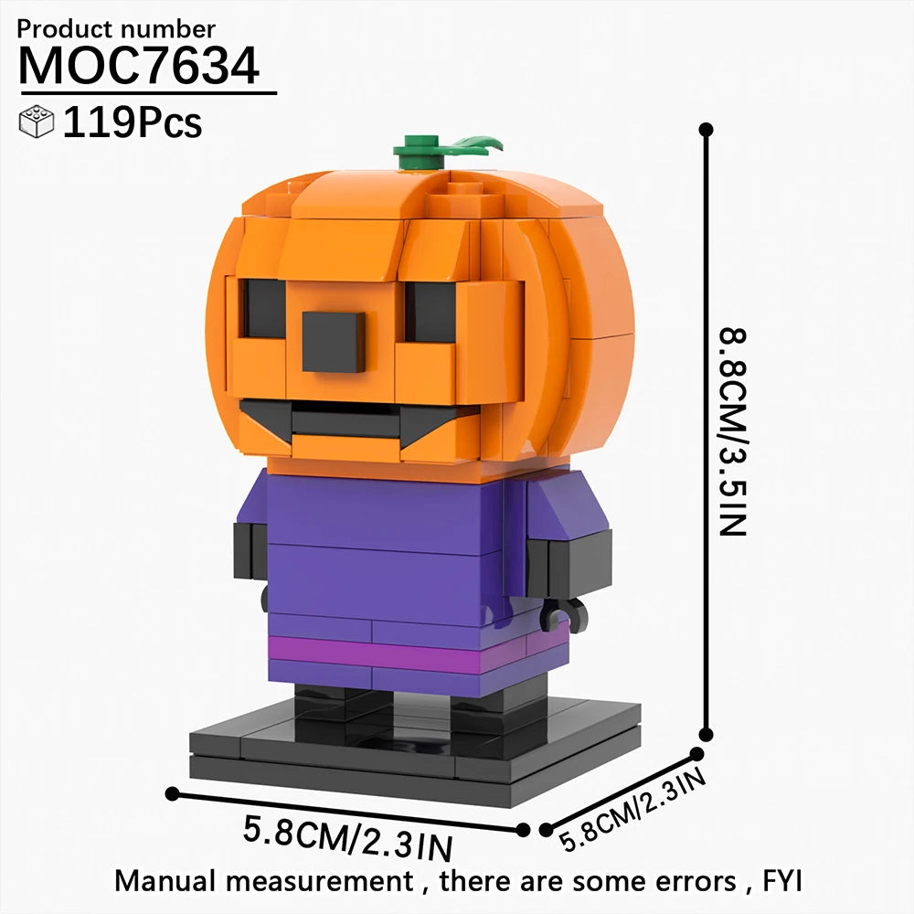 Horror Movie Brick Headz
