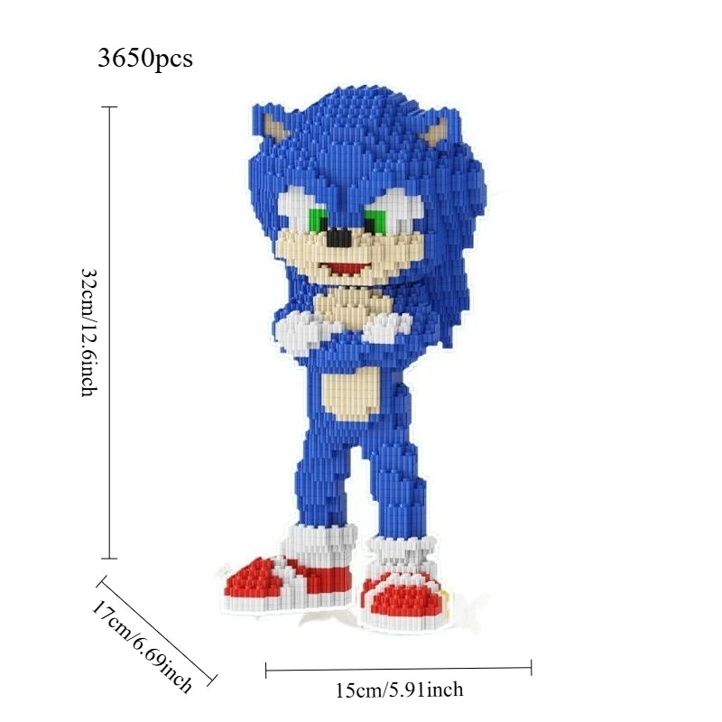 3650pcs Giant Sonic Model