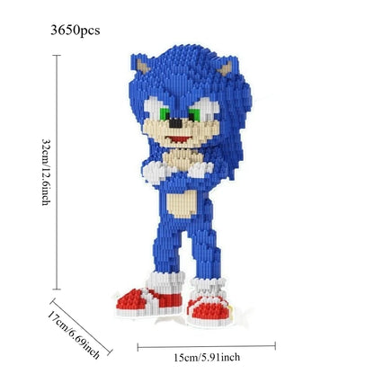 3650pcs Giant Sonic Model