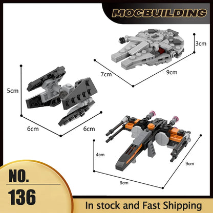 Micro Imperial Fighters Republic Gunship Starfighter