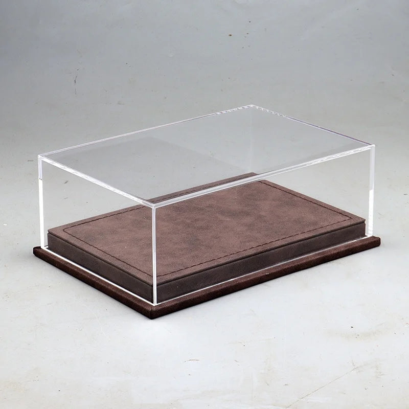 Customizable Acrylic And Leather LED Display Case