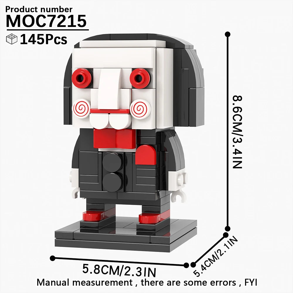 Horror Movie Brick Headz