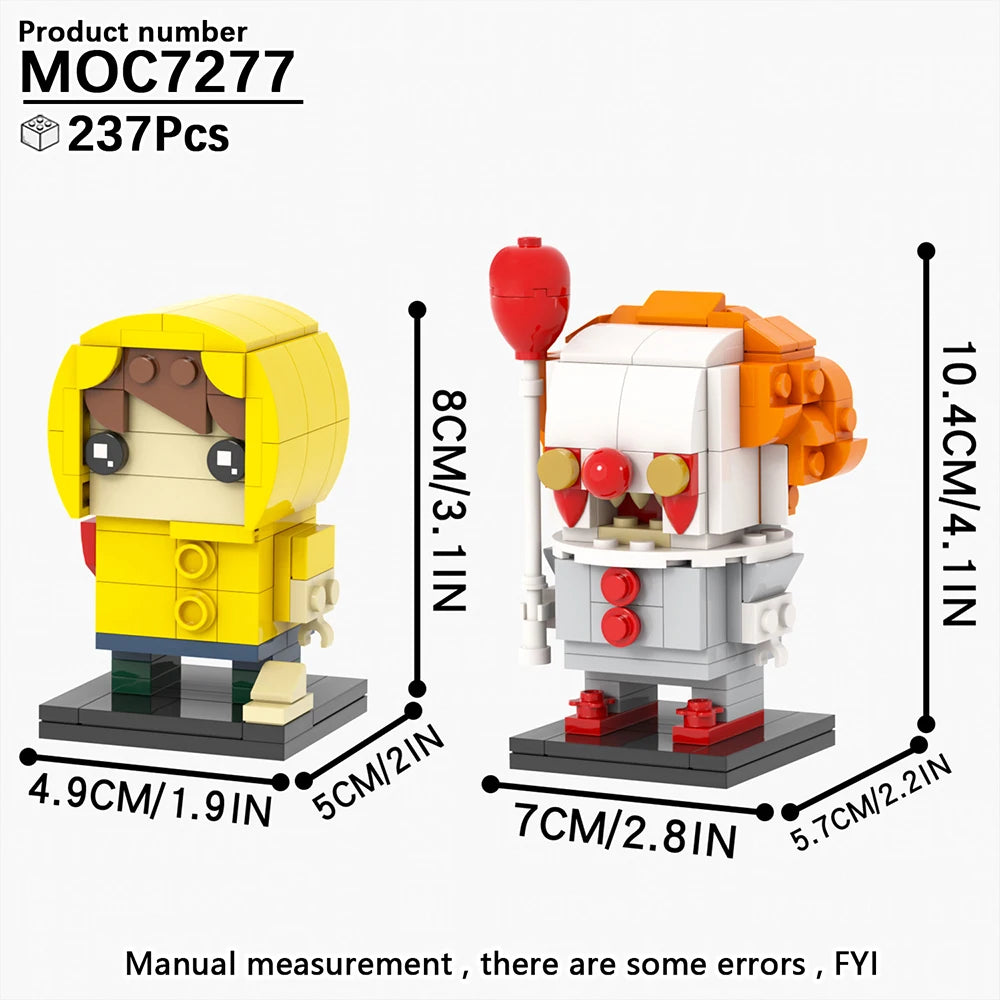 Horror Movie Brick Headz