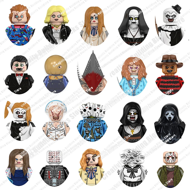 Assorted Horror Movie Mini Figures