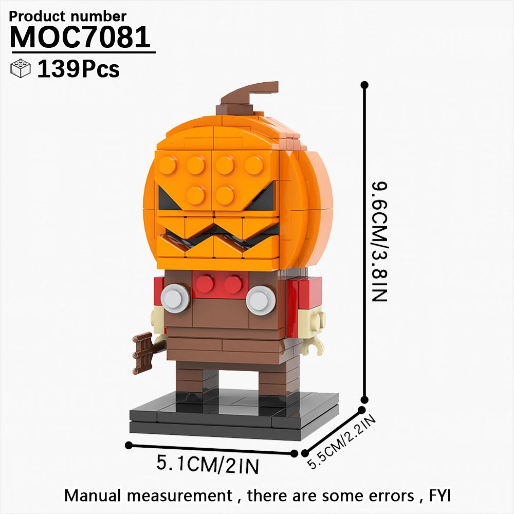 Horror Movie Brick Headz