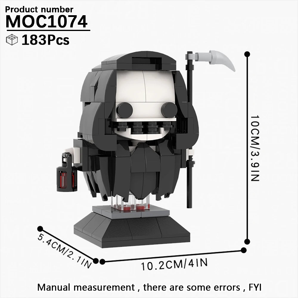 Horror Movie Brick Headz