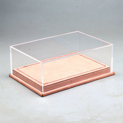 Customizable Acrylic And Leather LED Display Case