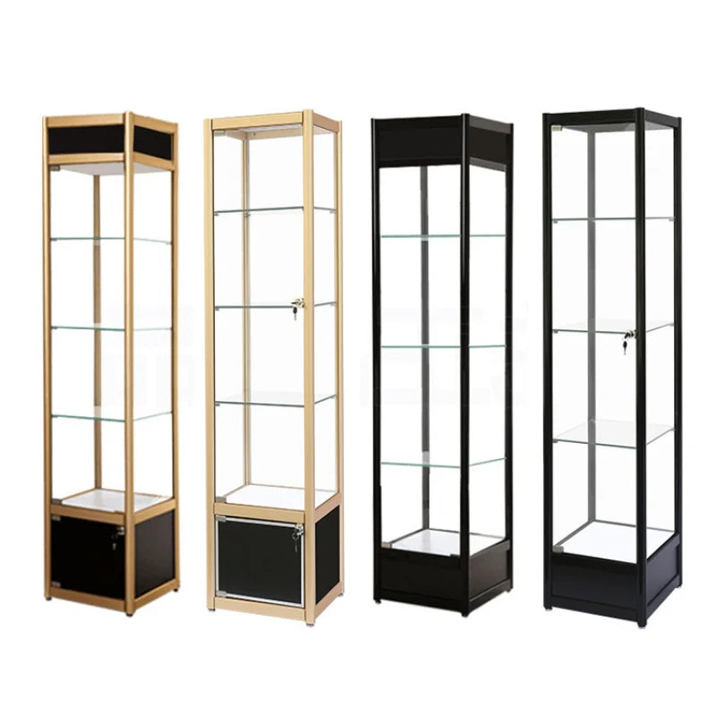 Customizable Large Store Glass Display Case