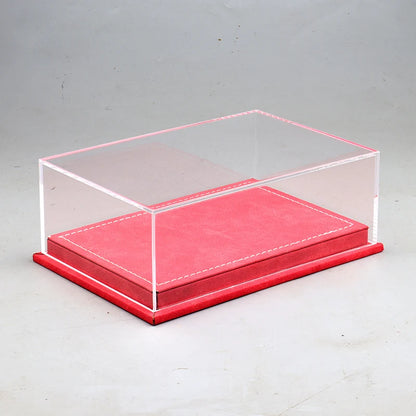 Customizable Acrylic And Leather LED Display Case