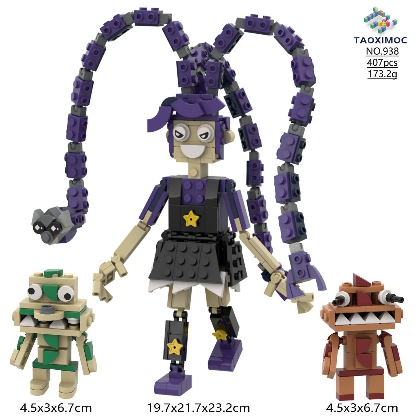 Poppy Playtime And Lily Lovebraids Build Kit