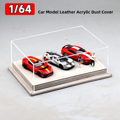 Customizable Acrylic And Leather LED Display Case