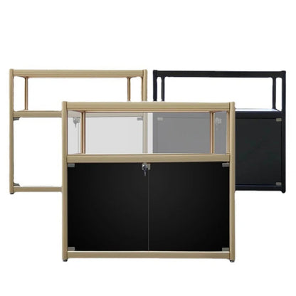 Customizable Large Store Glass Display Case