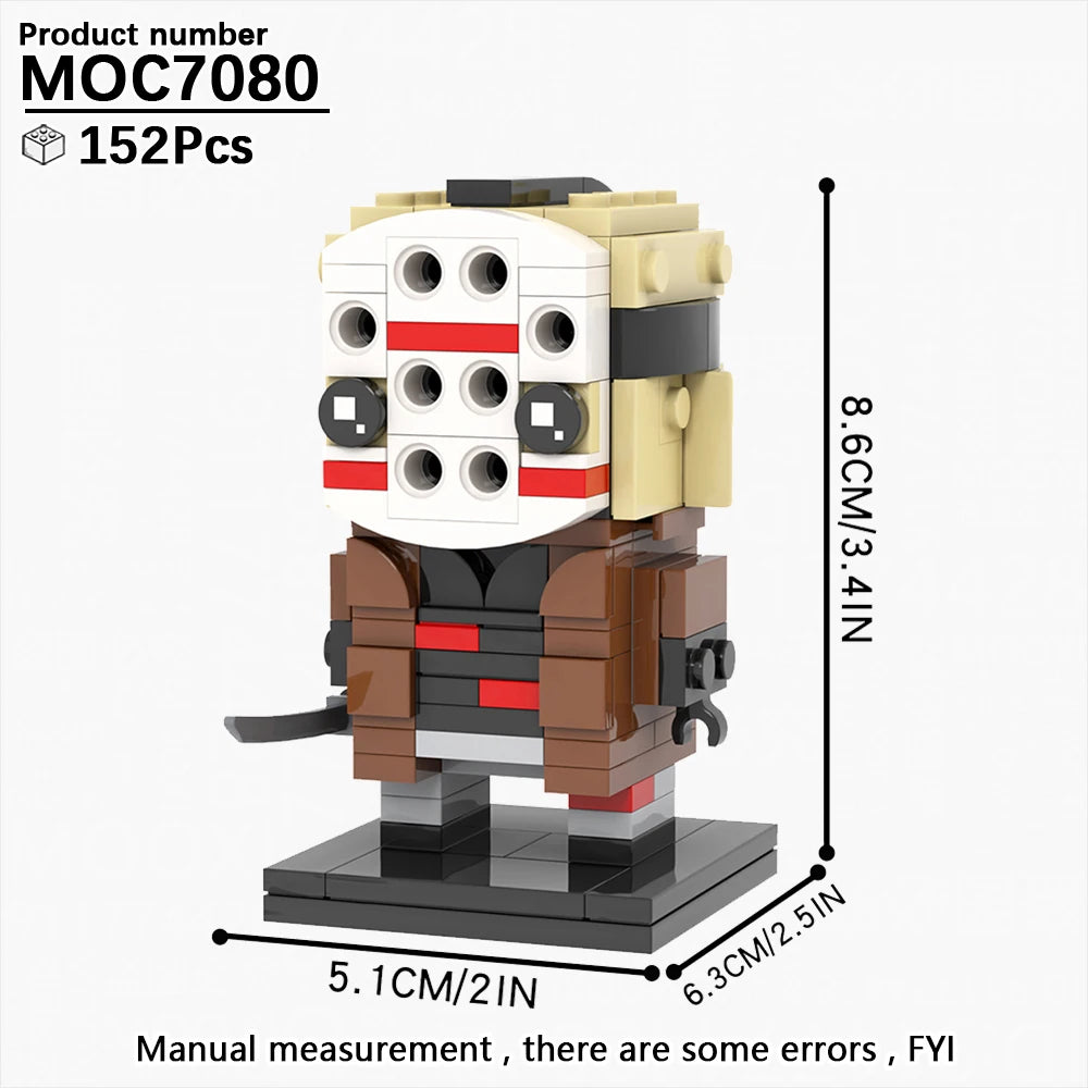 Horror Movie Brick Headz