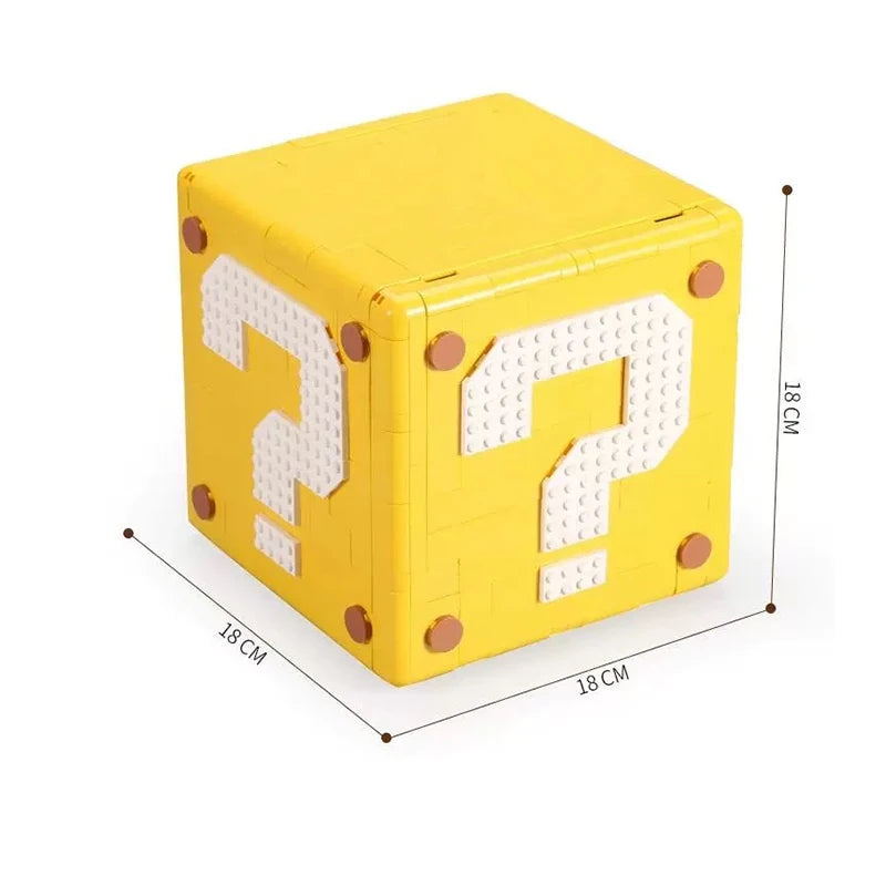 2064Pcs Super Mario Bros Question Mark Box