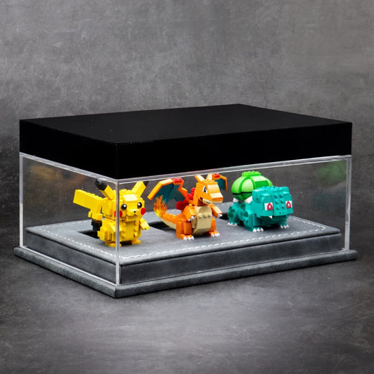 Customizable Acrylic And Leather LED Display Case