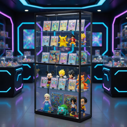 Customizable Large Store Glass Display Case