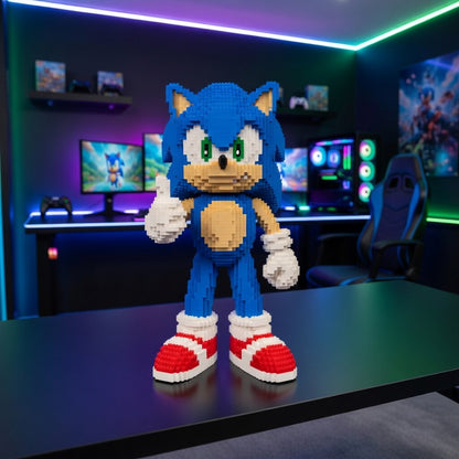 3650pcs Giant Sonic Model