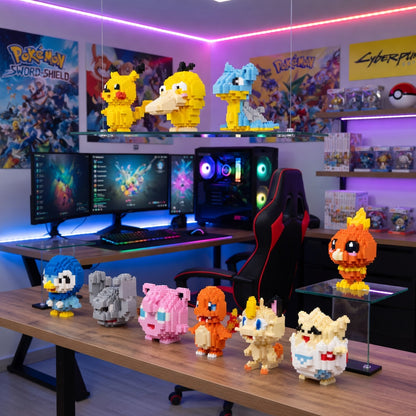 34 Assorted Pokémon Mini Block Figures