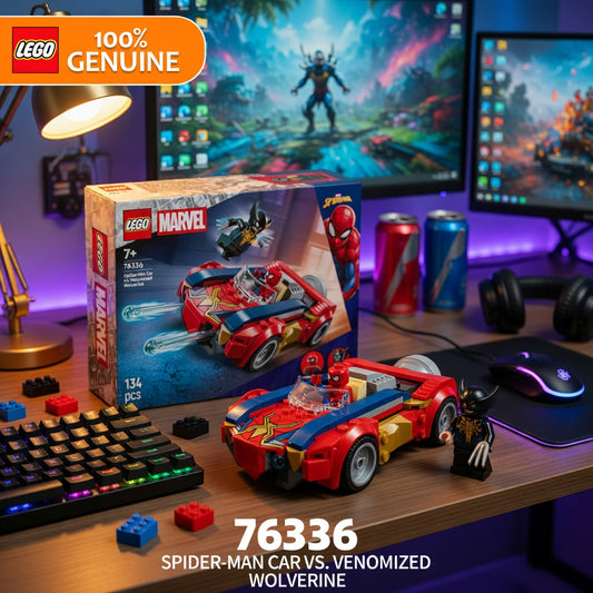 Spider Man Racing Battle Poison Liquefied Wolverine